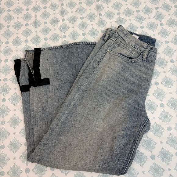 Pacsun Lena Low Rise Super Baggy Bow Jeans - Picture 8 of 13